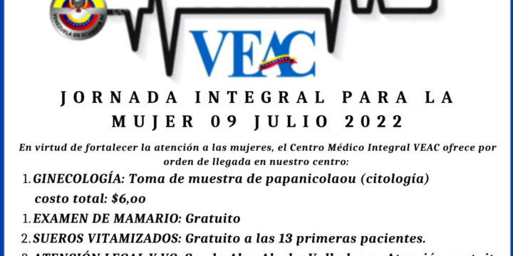JORNADA INTEGRAL PARA LA MUJER 09 JULIO 2022
